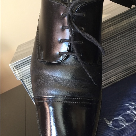 Botticelli Black Leather Cap Toe Oxford Size 11 M main image 9